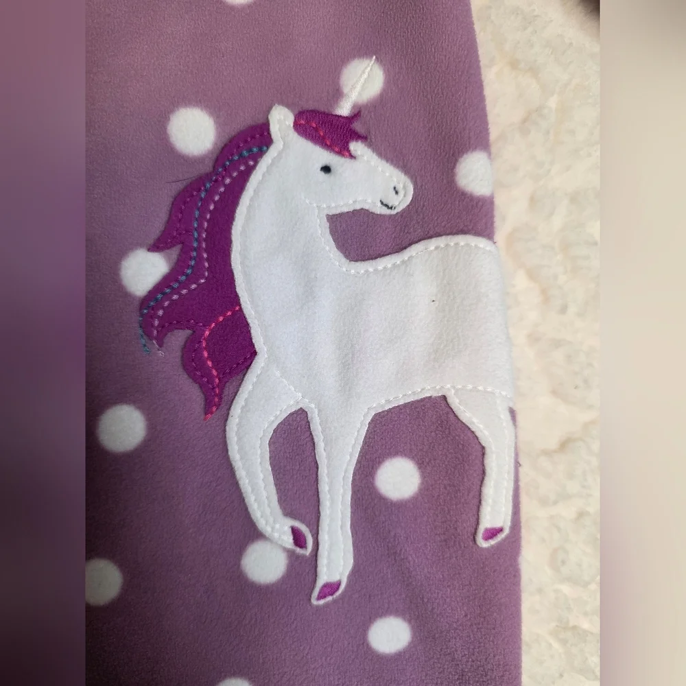 🦄 Carter’s Unicorn Footie Pajamas | 18M | Purple Polka Dots 💜✨
